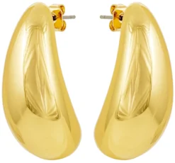 Bijou Brigitte Creolen|Ohrringe Gold>Creolen - Clean Curve gold