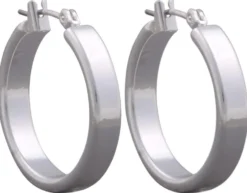Bijou Brigitte Creolen|Chunky Hoops>Creolen - Cute Silver silber