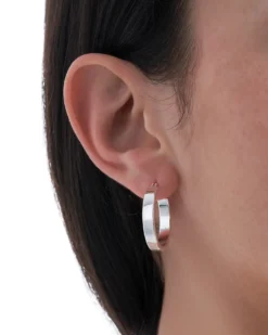 Bijou Brigitte Creolen|Chunky Hoops>Creolen - Cute Silver silber