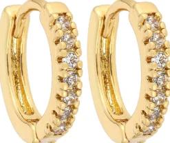 Bijou Brigitte Creolen|Ohrringe Gold>Creolen - Cute Zirkonia gold