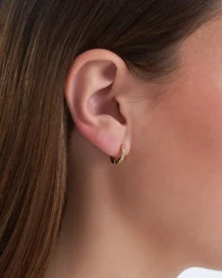 Bijou Brigitte Creolen|Ohrringe Gold>Creolen - Cute Zirkonia gold