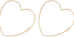 Bijou Brigitte Creolen|Ohrringe Gold>Creolen - Cutie Heart gold