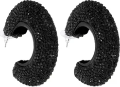 Bijou Brigitte Creolen>Creolen - Dark Shine schwarz