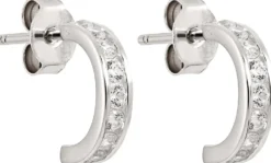 Bijou Brigitte Silver Crystals|Ohrstecker>Creolen - Delightful Gleam silber