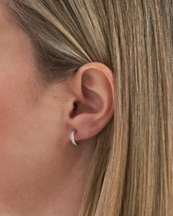 Bijou Brigitte Silver Crystals|Ohrstecker>Creolen - Delightful Gleam silber