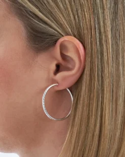 Bijou Brigitte Creolen|Ohrringe 925Er Silber>Creolen - Diamond Love silber