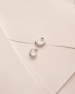 Bijou Brigitte Creolen>Creolen - Double Silver silber