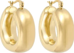 Bijou Brigitte Edelstahlschmuck In Gold|Creolen>Creolen - Edgy Shine gold