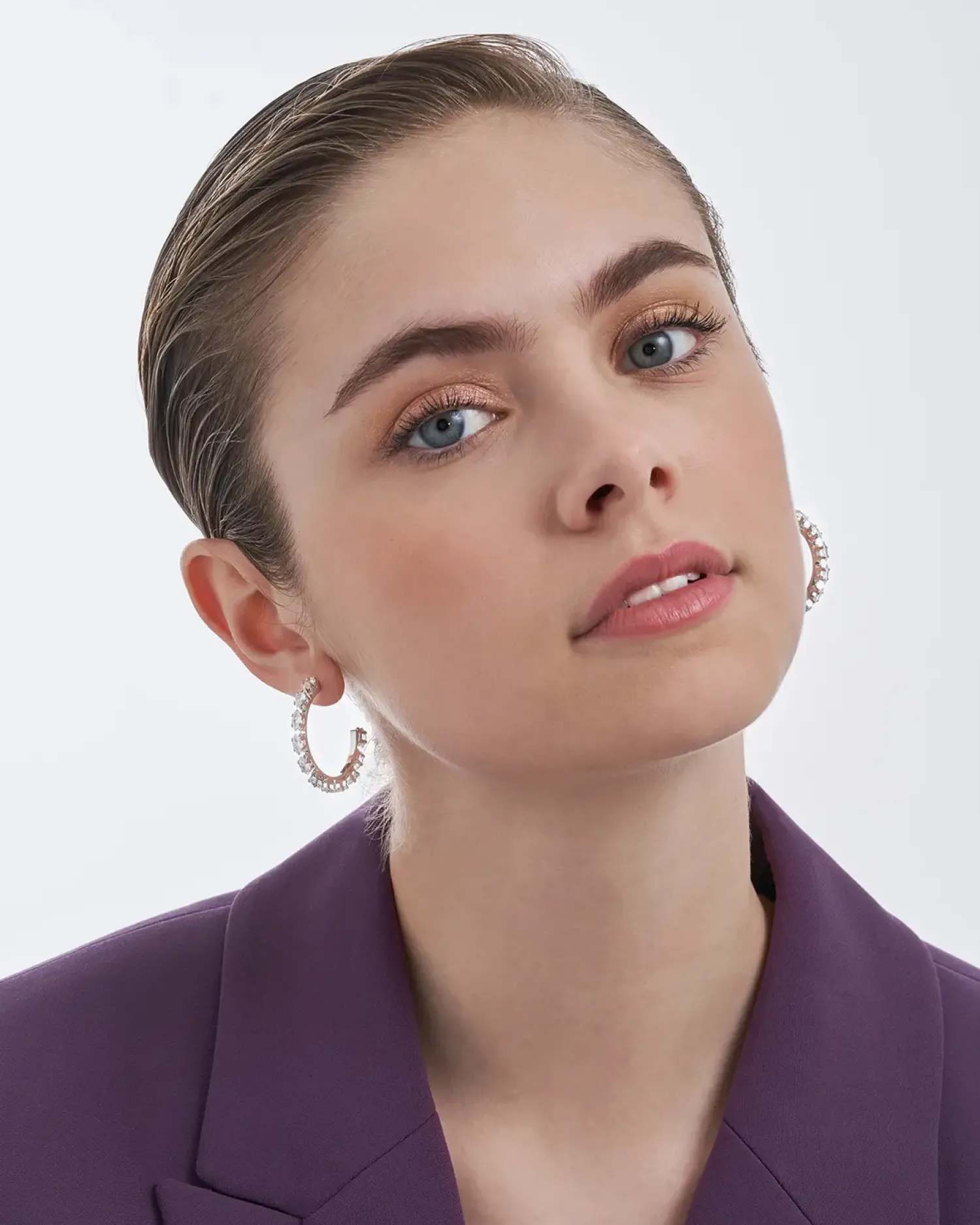 Bijou Brigitte Creolen|Hochzeitsgäste>Creolen - Elegant Ice silber