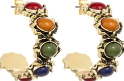 Bijou Brigitte Creolen|Ohrringe Gold>Creolen - Ethno Gold gold, mehrfarbig