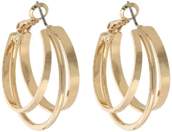 Bijou Brigitte Creolen|Ohrringe Gold>Creolen - Funny gold