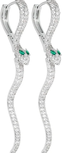 Bijou Brigitte Creolen>Creolen - Glam Venom silber