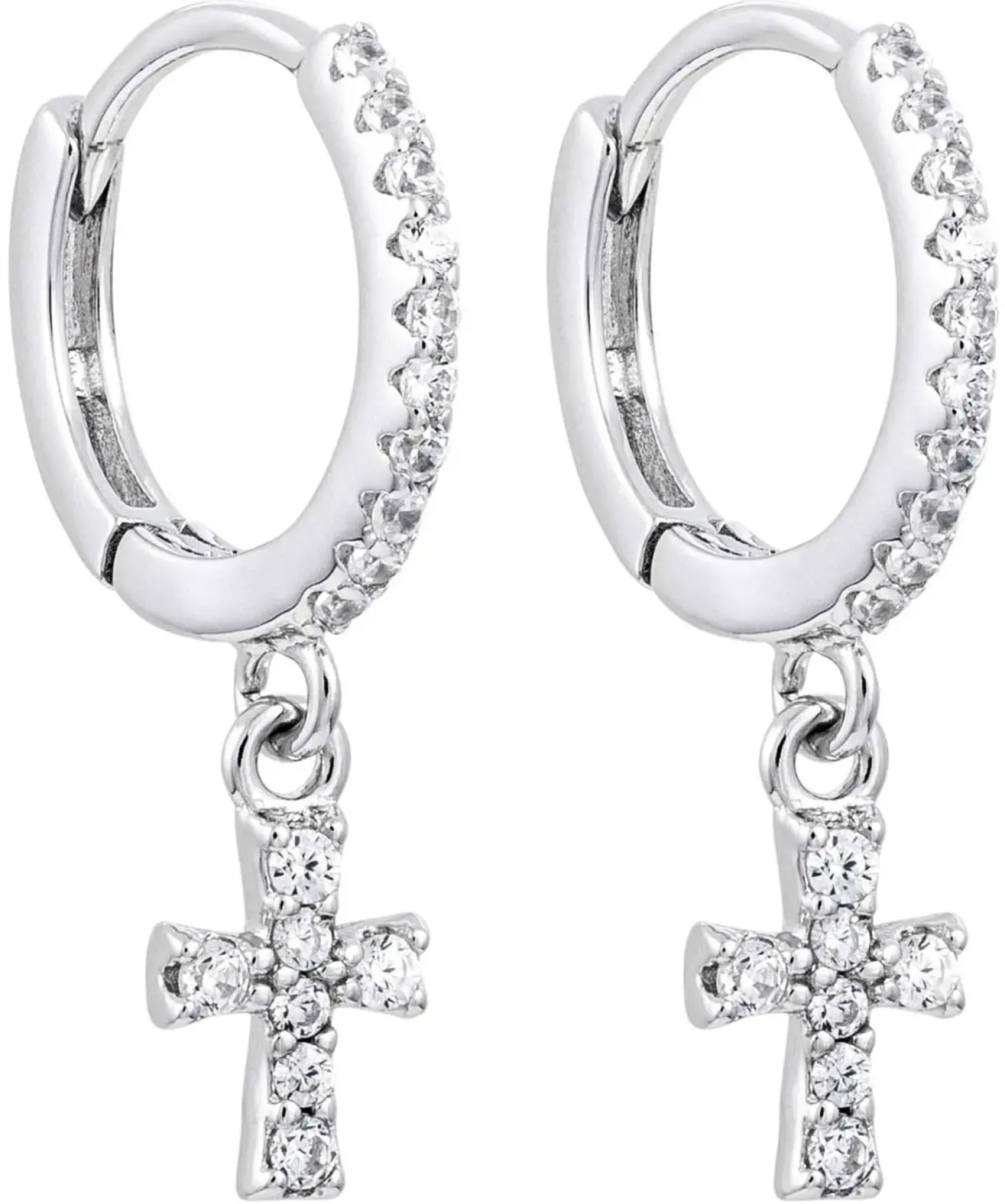 Bijou Brigitte Creolen|Ohrringe 925Er Silber>Creolen - Gleaming Cross silber