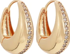 Bijou Brigitte Creolen|Chunky Hoops>Creolen - Gleaming Dome gold