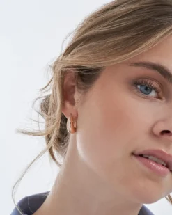 Bijou Brigitte Creolen|Chunky Hoops>Creolen - Gleaming Dome gold