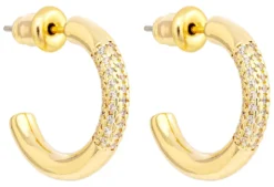 Bijou Brigitte Creolen|Ohrringe Gold>Creolen - Glittery gold