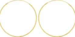 Bijou Brigitte Ohrringe Gold|Creolen>Creolen - Glossy gold