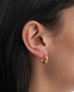 Bijou Brigitte Ohrringe Gold|Creolen>Creolen - Basic gold