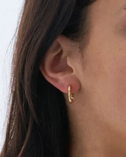 Bijou Brigitte Ohrringe Gold|Creolen>Creolen - Classic gold