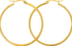Bijou Brigitte Edelstahlschmuck In Gold|Creolen>Creolen - en Essential gold