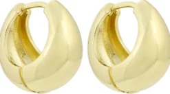 Bijou Brigitte Creolen|Chunky Hoops>Creolen - en Fan gold