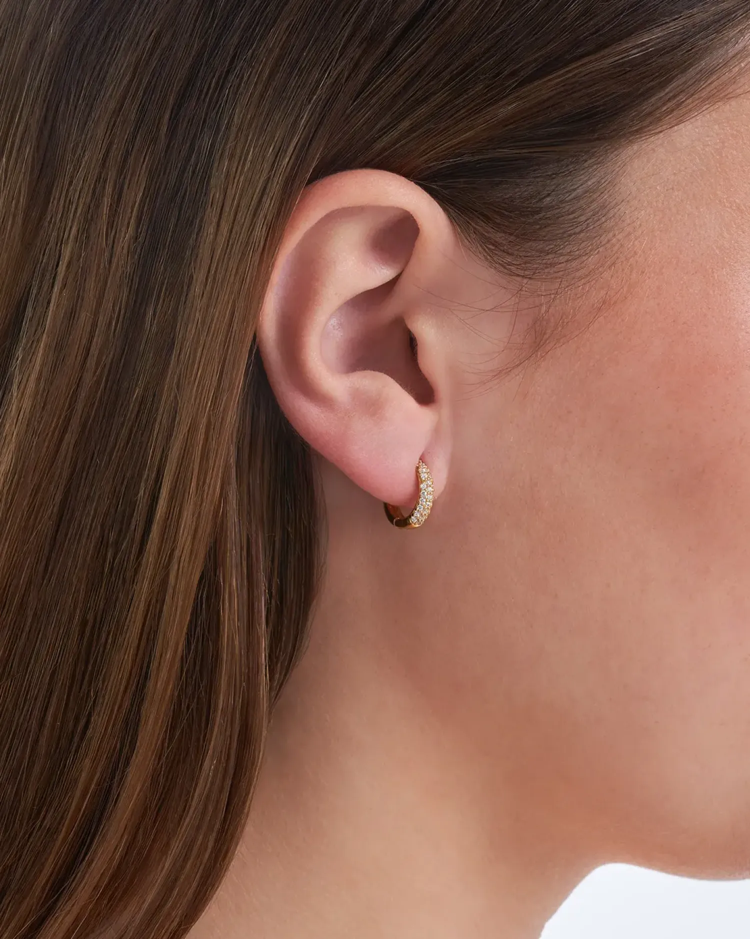 Bijou Brigitte Silver Crystals|Creolen>Creolen - en Gleam gold