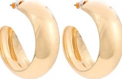 Bijou Brigitte Creolen|Chunky Hoops>Creolen - en Glide gold