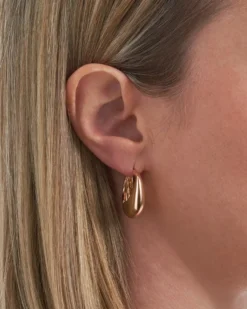 Bijou Brigitte Creolen|Chunky Hoops>Creolen - en Huggies gold