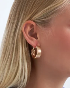 Bijou Brigitte Creolen|Chunky Hoops>Creolen - en Lady gold