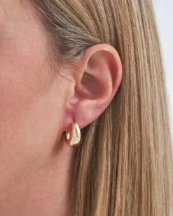 Bijou Brigitte Creolen|Chunky Hoops>Creolen - en Luxe gold