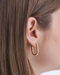 Bijou Brigitte Creolen|Ohrringe Gold>Creolen - en Oval gold