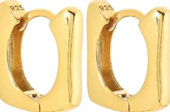 Bijou Brigitte Creolen|Ohrringe 925Er Silber>Creolen - en Rectangle gold