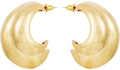 Bijou Brigitte Creolen|Ohrringe Gold>Creolen - en Swirl gold
