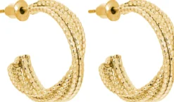 Bijou Brigitte Creolen|Ohrringe Gold>Creolen - Twist gold
