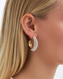 Bijou Brigitte Creolen|Ohrringe Gold>Creolen - Graceful Hoop gold