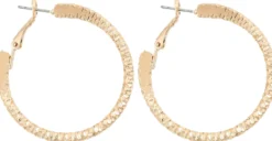 Bijou Brigitte Creolen|Ohrringe Gold>Creolen - Hammered Basic gold