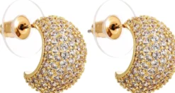 Bijou Brigitte Creolen|Chunky Hoops>Creolen - Iced gold