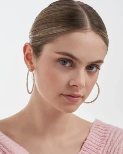 Bijou Brigitte Creolen>Creolen - Iced Hoops silber