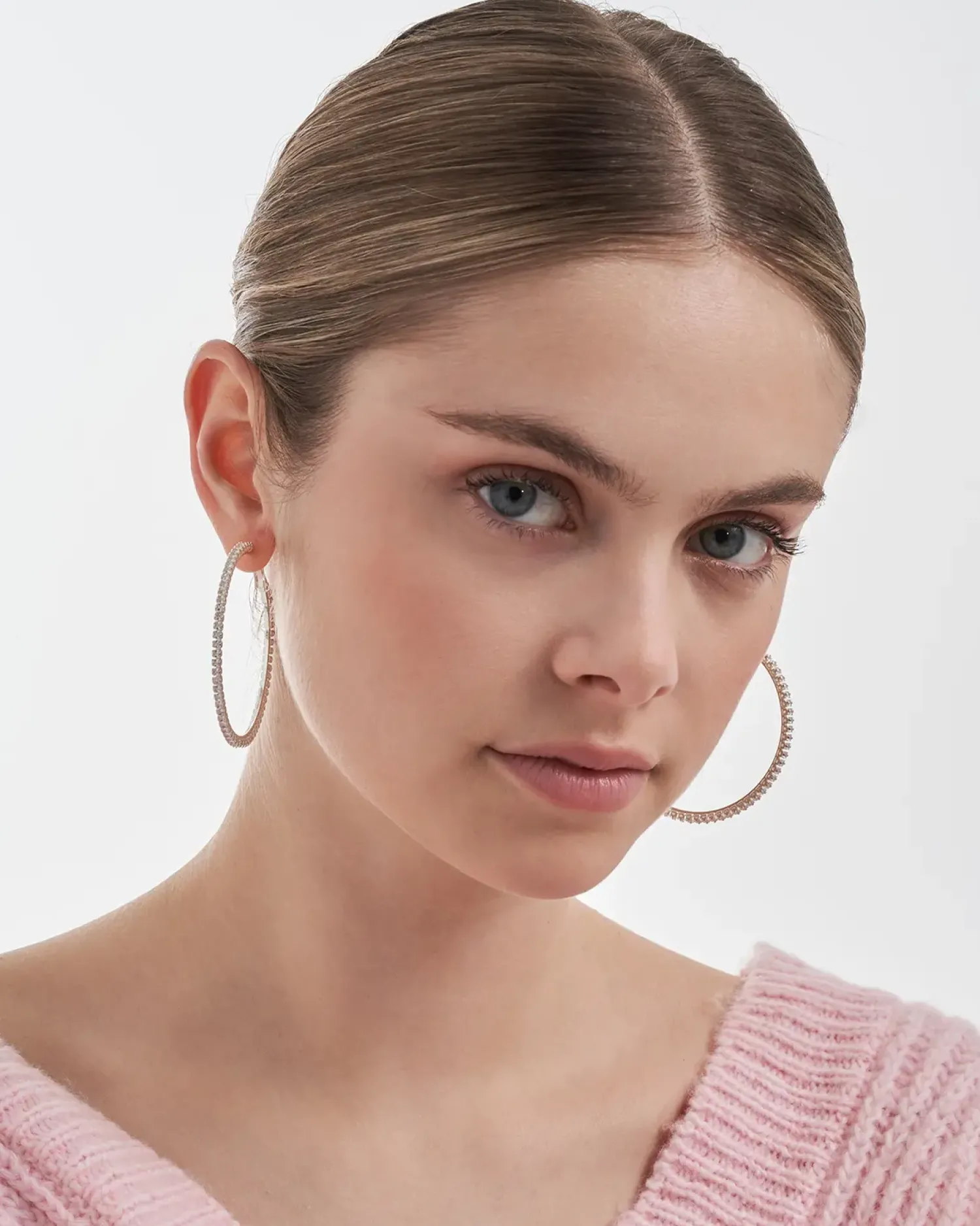 Bijou Brigitte Creolen>Creolen - Iced Hoops silber