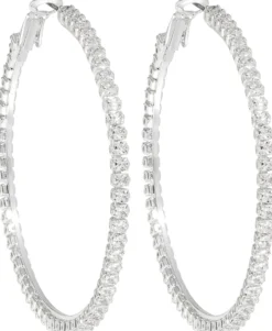 Bijou Brigitte Creolen>Creolen - Iced Hoops silber
