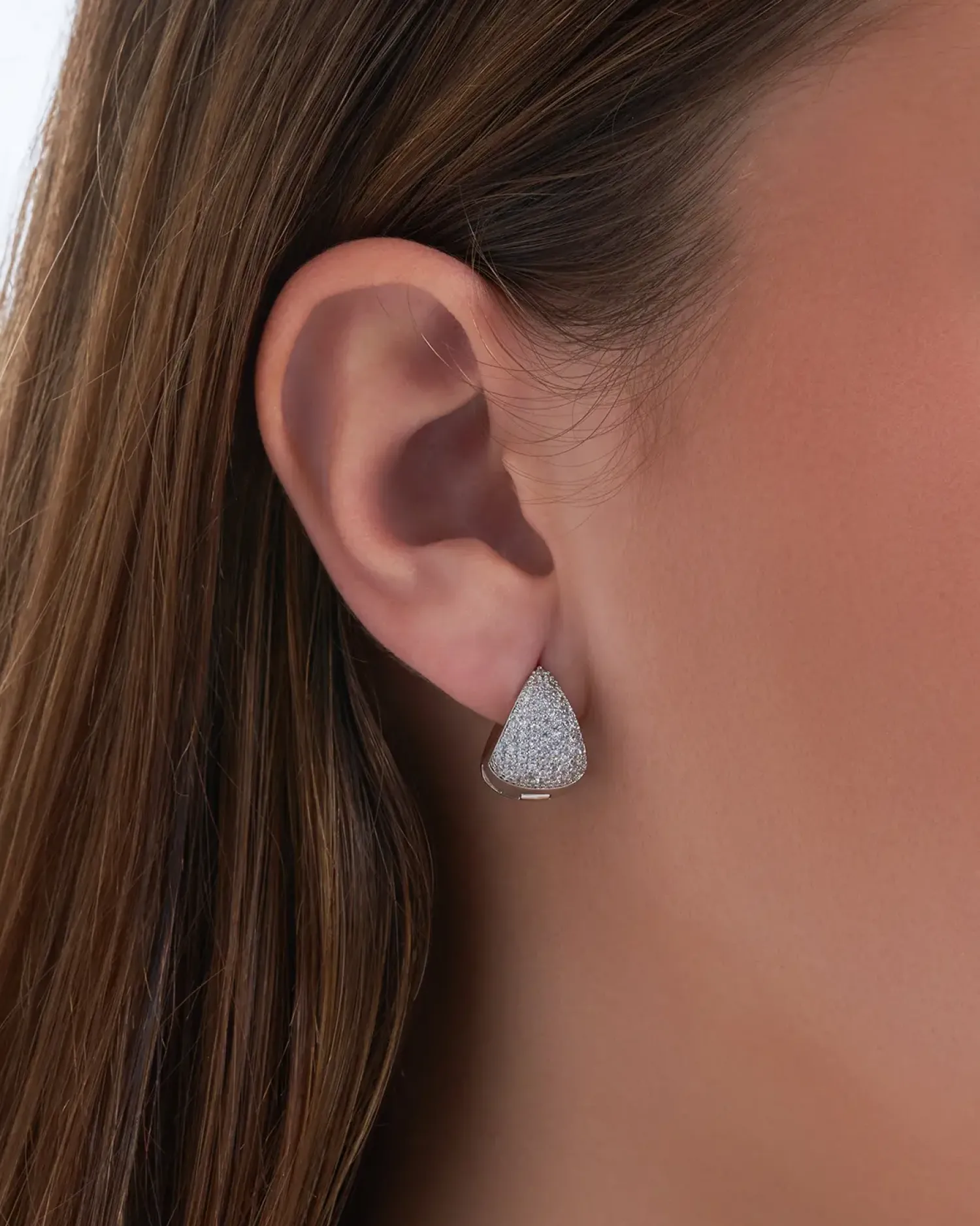 Bijou Brigitte Creolen>Creolen - Icy Shimmer silber