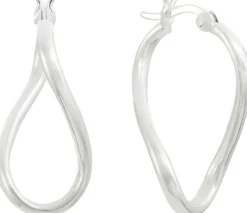 Bijou Brigitte Creolen|Ohrringe 925Er Silber>Creolen - Light Twist silber