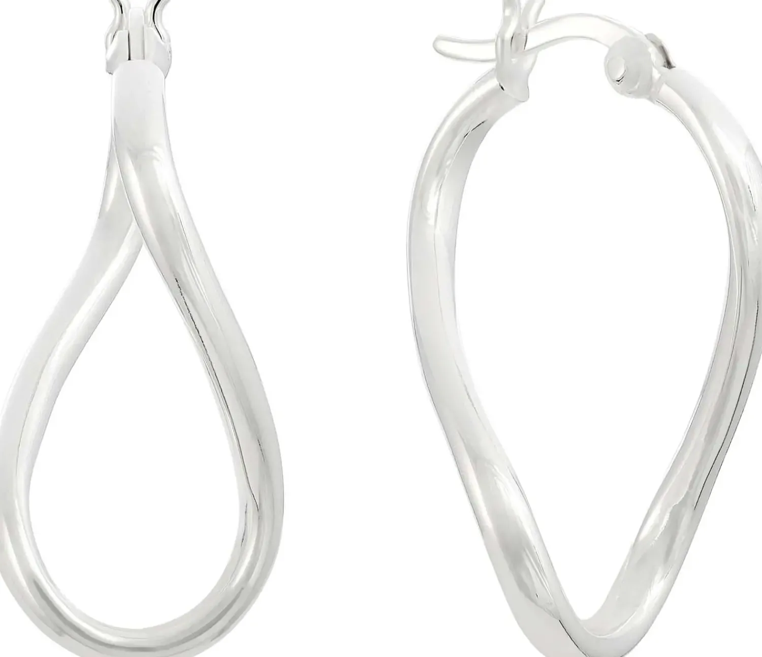Bijou Brigitte Creolen|Ohrringe 925Er Silber>Creolen - Light Twist silber