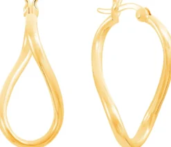 Bijou Brigitte Creolen|Ohrringe 925Er Silber>Creolen - Little Twist gold