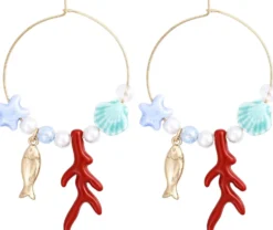 Bijou Brigitte Creolen|Maritimer Schmuck>Creolen - Lovely Sea mehrfarbig
