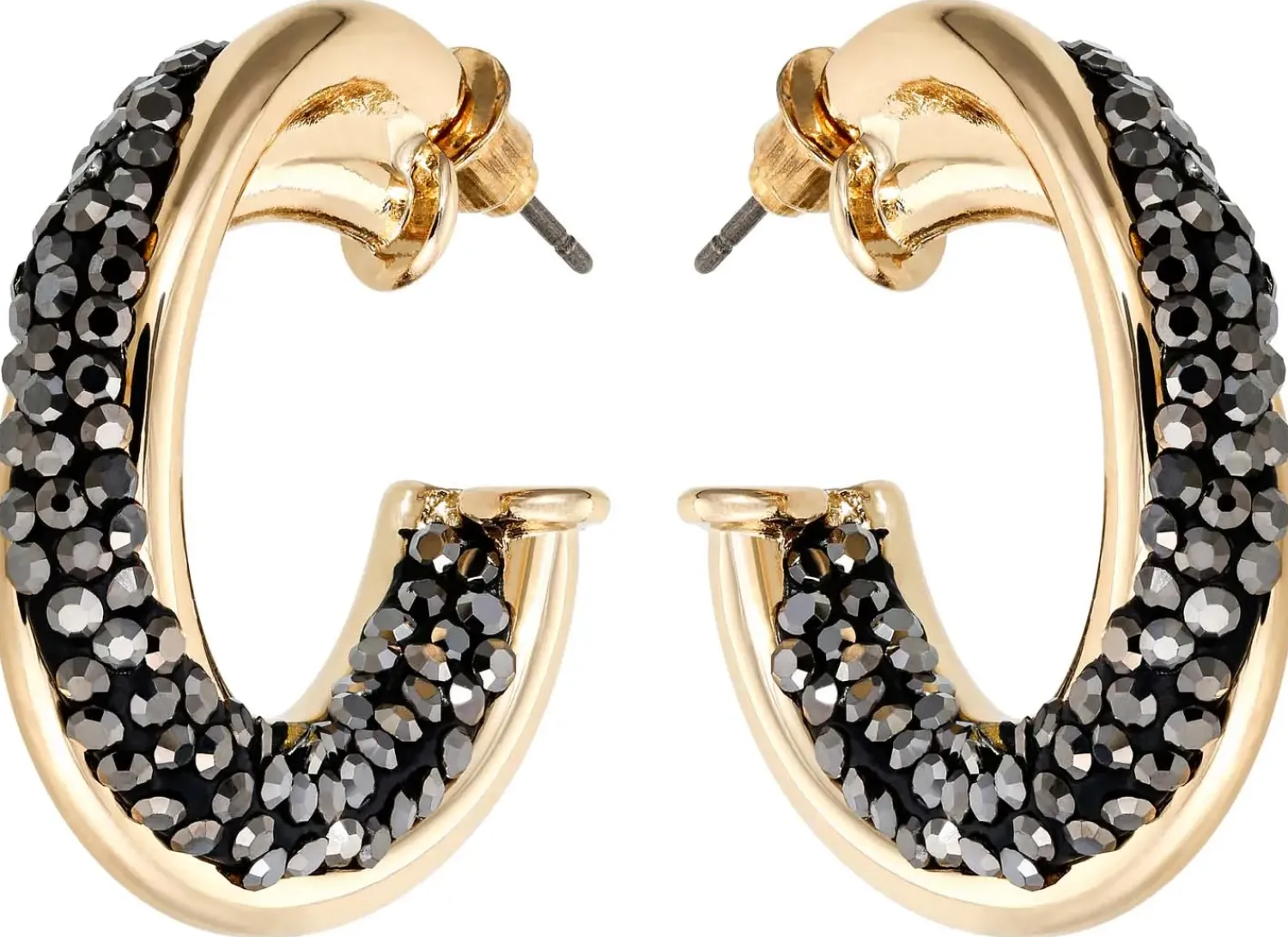 Bijou Brigitte Creolen|Ohrringe Gold>Creolen - Luminous Swirl gold