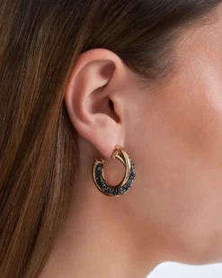Bijou Brigitte Creolen|Ohrringe Gold>Creolen - Luminous Swirl gold