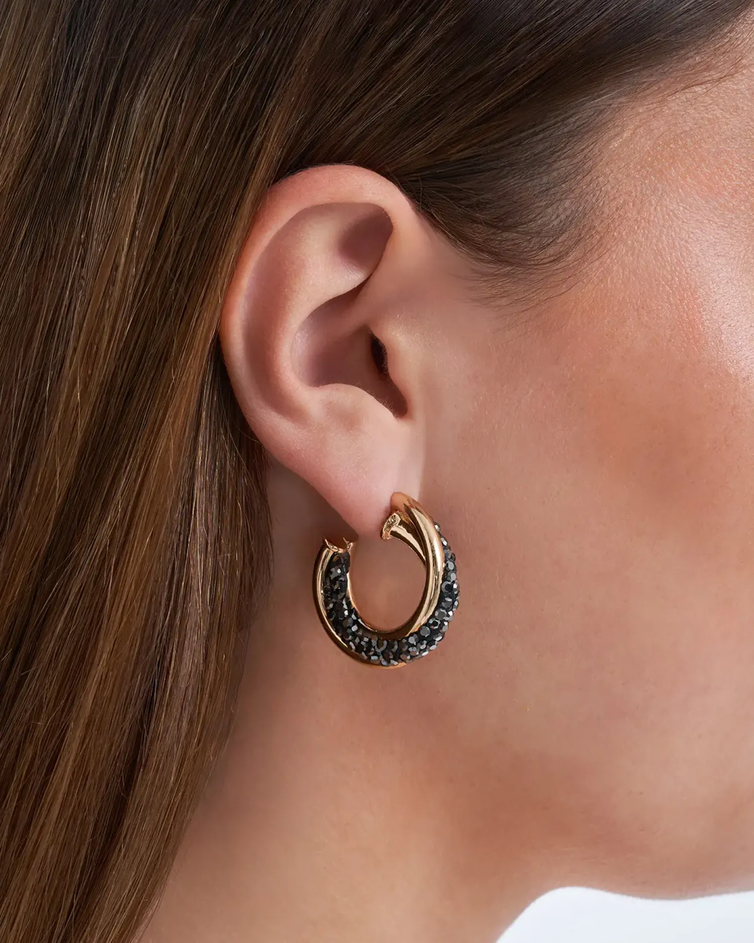 Bijou Brigitte Creolen|Ohrringe Gold>Creolen - Luminous Swirl gold