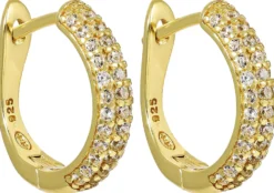 Bijou Brigitte Ohrringe Gold|Silver Crystals>Creolen - Mini Gleam gold