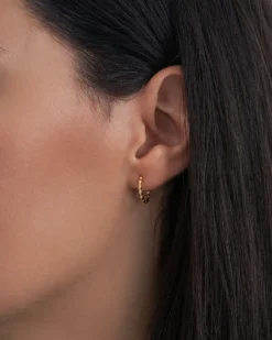 Bijou Brigitte Ohrringe Gold|Creolen>Creolen - Mini gold